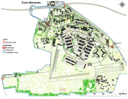 Conn Barracks Map 2013